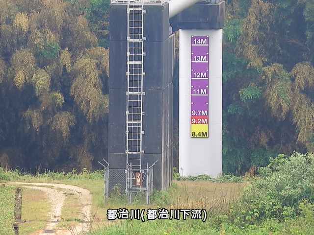 都治水位観測局付近 (都治町)