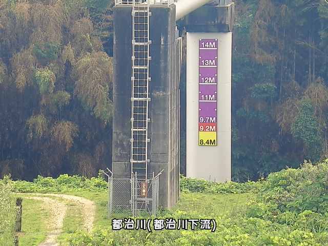 都治水位観測局付近 (都治町)