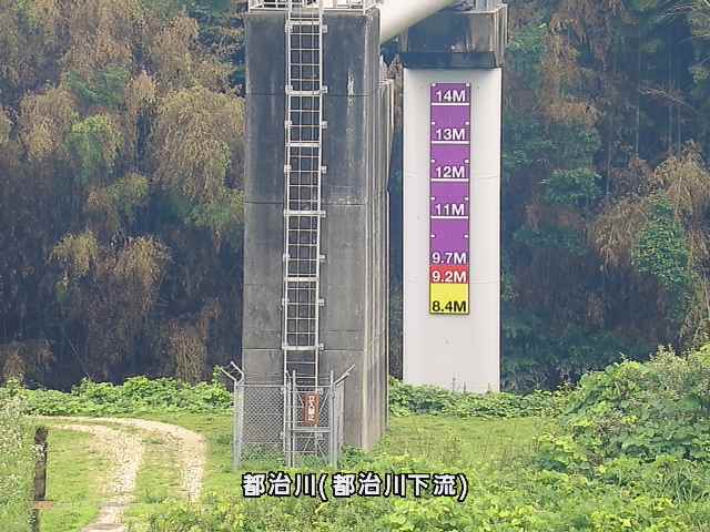 都治水位観測局付近 (都治町)