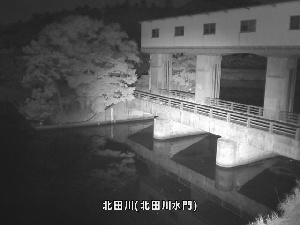 北田川水門のカメラ画像